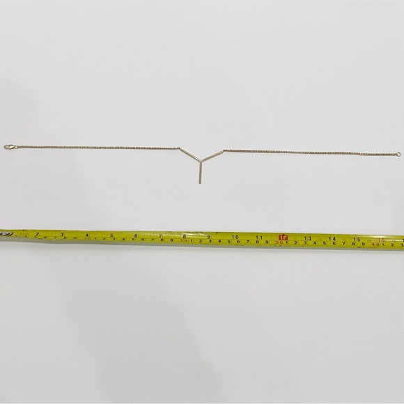 Y/Project Y-shaped Gold-tone Necklace - Picture 6 of 6